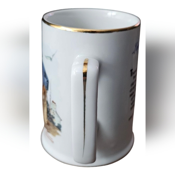 Vintage-Long John Silvers 'Looking Out To Sea' Norman Rockwell Tankard Mug 1985‌ - Picture 3 of 5